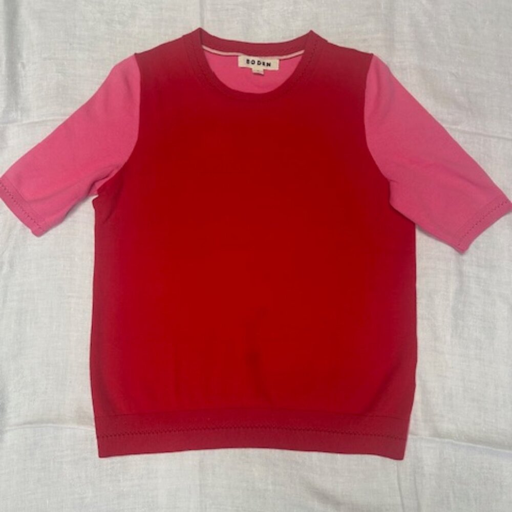 Boden Catriona Cotton Crew T-Shirt